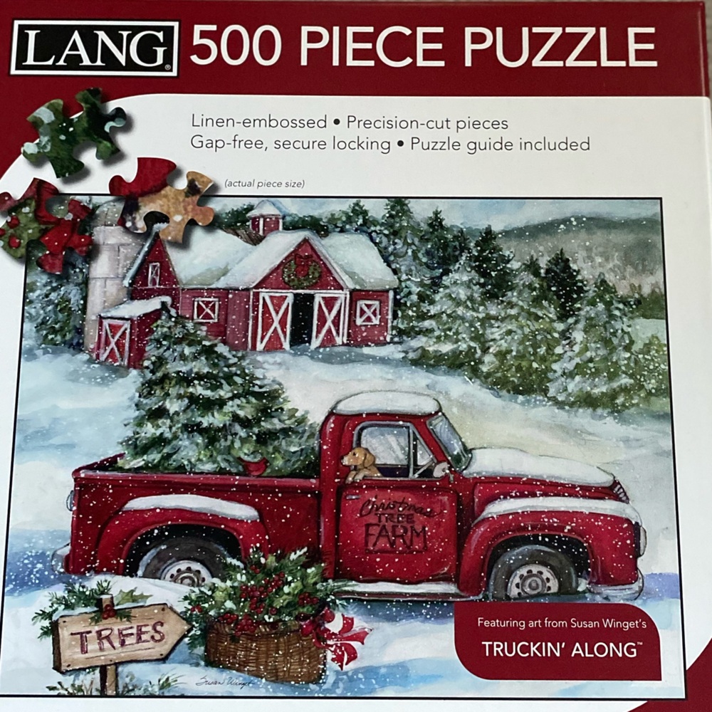 Lang Christmas Santa’s Truck 500 Piece Puzzle - NWT